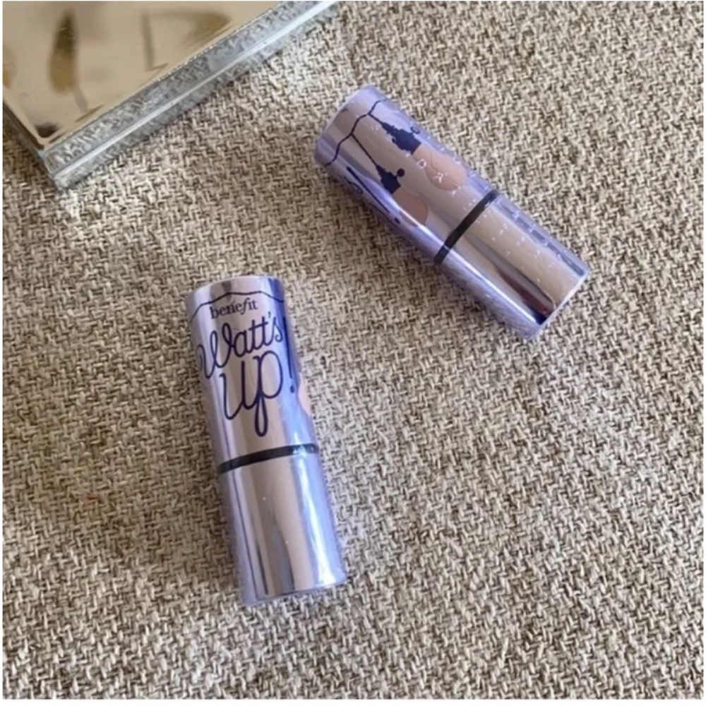 🪞 NEW benefit watts up soft focus highlighter for face mini travel stick set